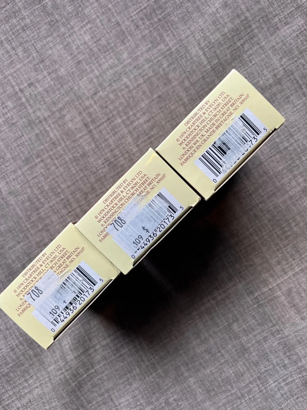 Crabtree & Evelyn Sandalwood Soap 3 Bars 3x3.5 oz. Discontinued